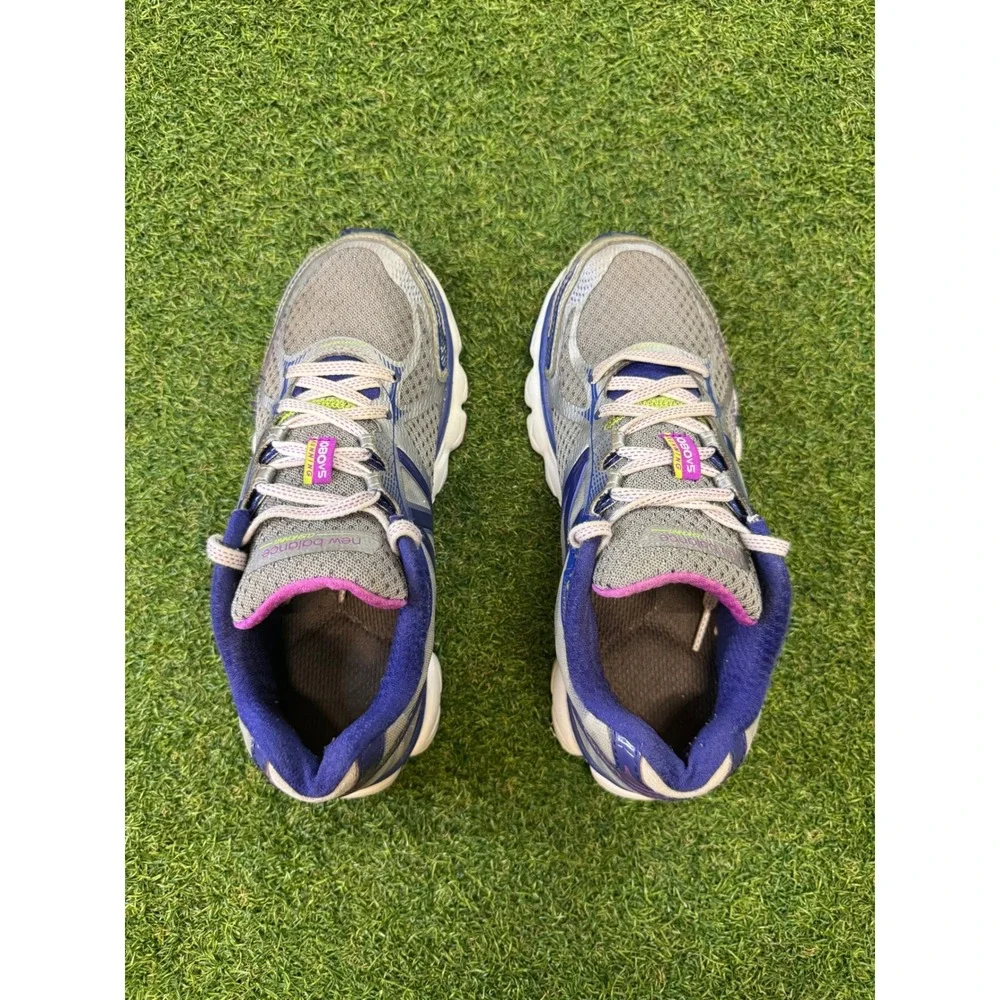 New Balance 1080v5 Womens Running Shoes Silver Blue Purple W1080SP5 Size 7 2A